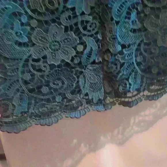 Ralph Lauren cocktail dress Teal Color - Picture 9 of 9